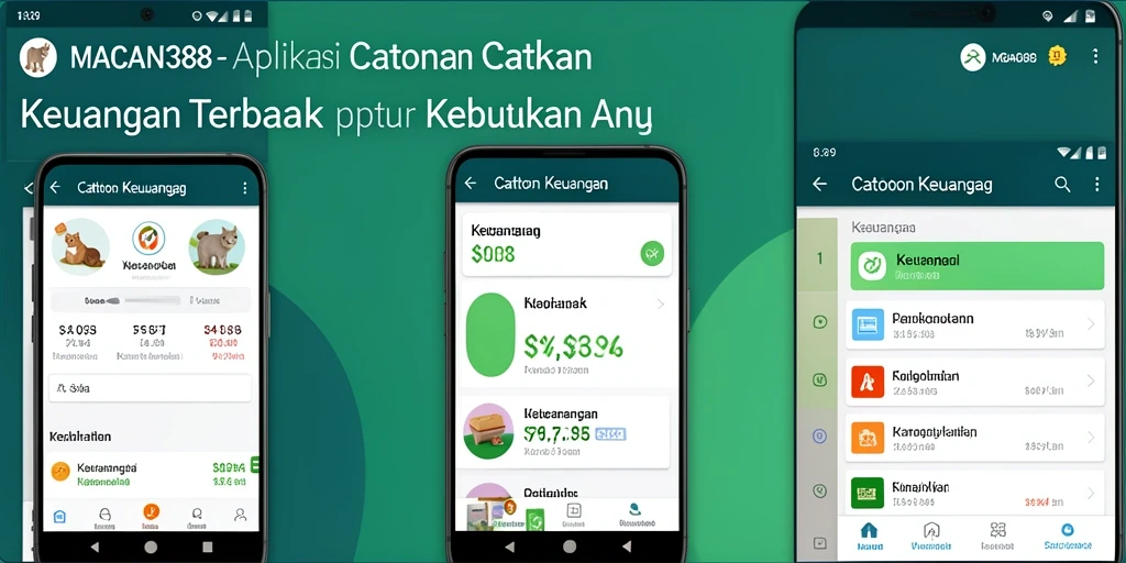 Antarmuka aplikasi Catatan Keuangan yang sederhana dan intuitif.