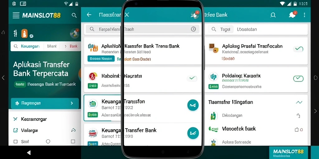 Tampilan antarmuka aplikasi MAINSLOT88 yang sederhana dan modern.