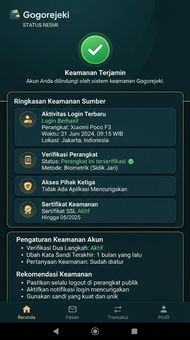 Kanal Resmi Unduh APK gogorejeki untuk Pengguna Android